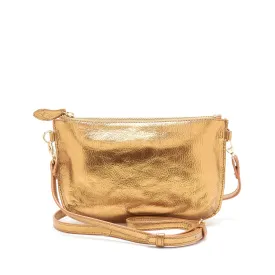 Bell & Fox Izzy Crossbody Bag-Bronze Leather