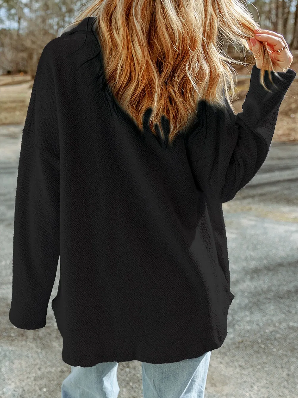 Black Button Down Jacket