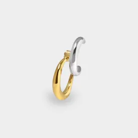 Boucles D'Oreille Curl - Charlotte Chesnais - Argent/18K Plaqué Or