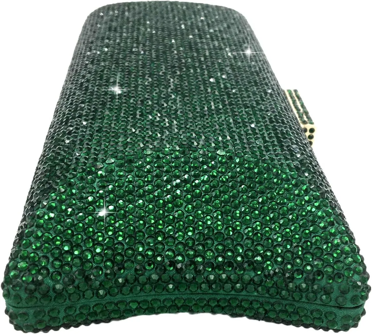 Boutique De FGG Long Evening Bags and Clutches for Women Formal Party Rhinestone Handbags Wedding Crystal Clutch Purse,Mini