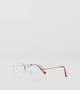 Busy Bee Blue Light Round Glasses