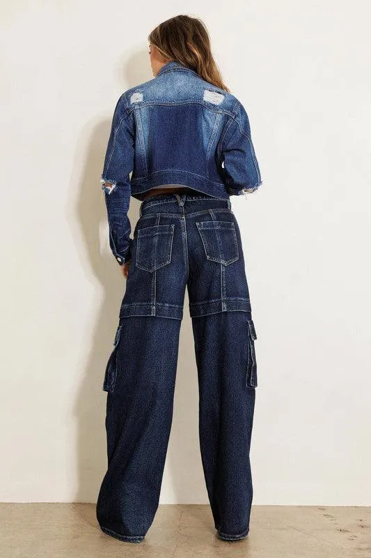 Cargo Me | Wide Jeans