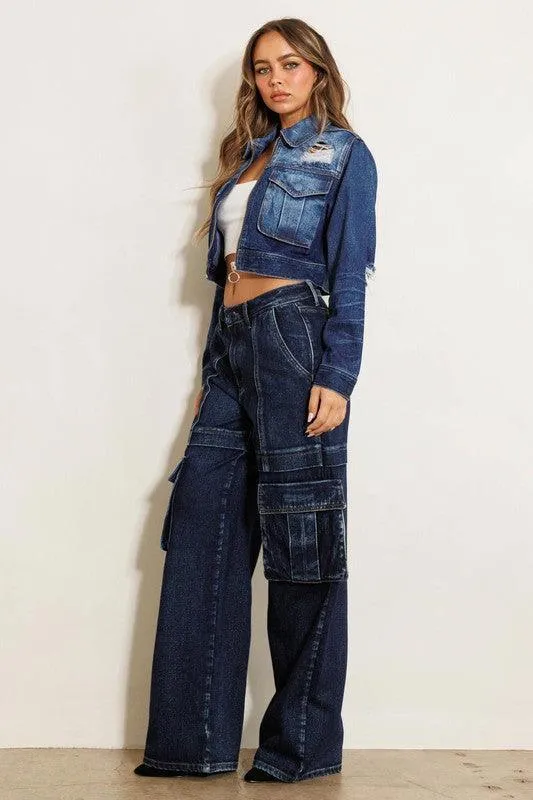 Cargo Me | Wide Jeans