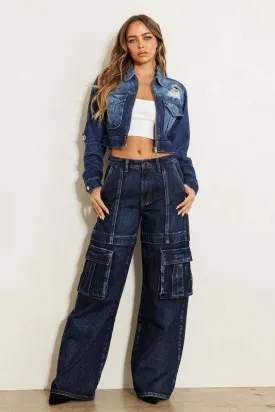 Cargo Me | Wide Jeans