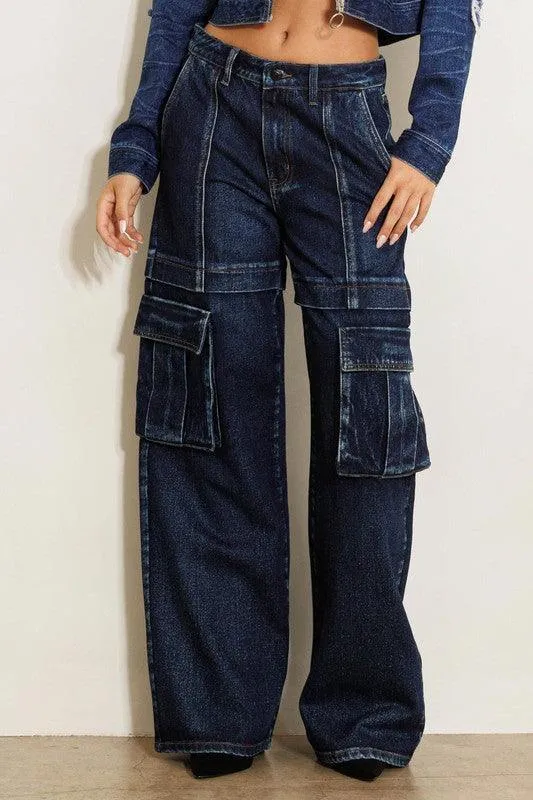 Cargo Me | Wide Jeans
