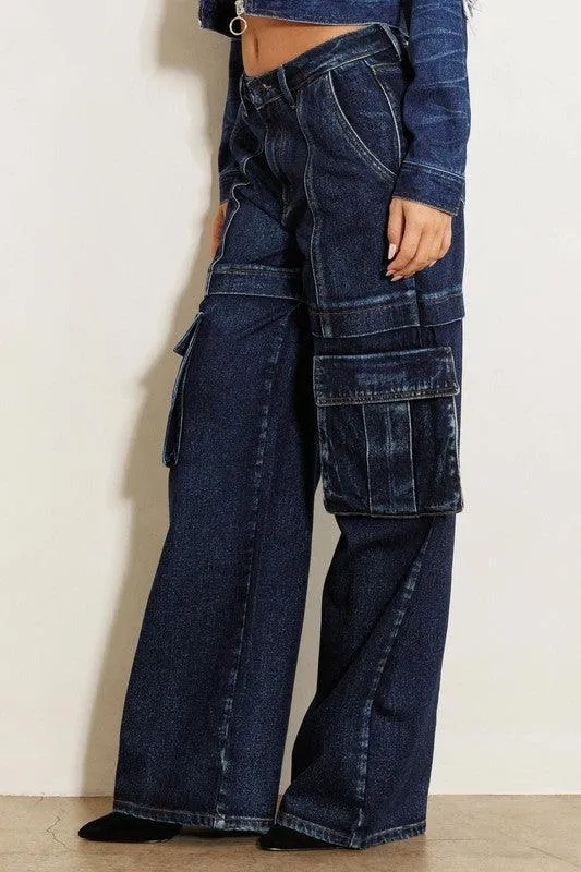 Cargo Me | Wide Jeans