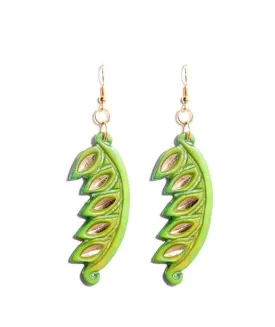 Carved Edgy Earrings
