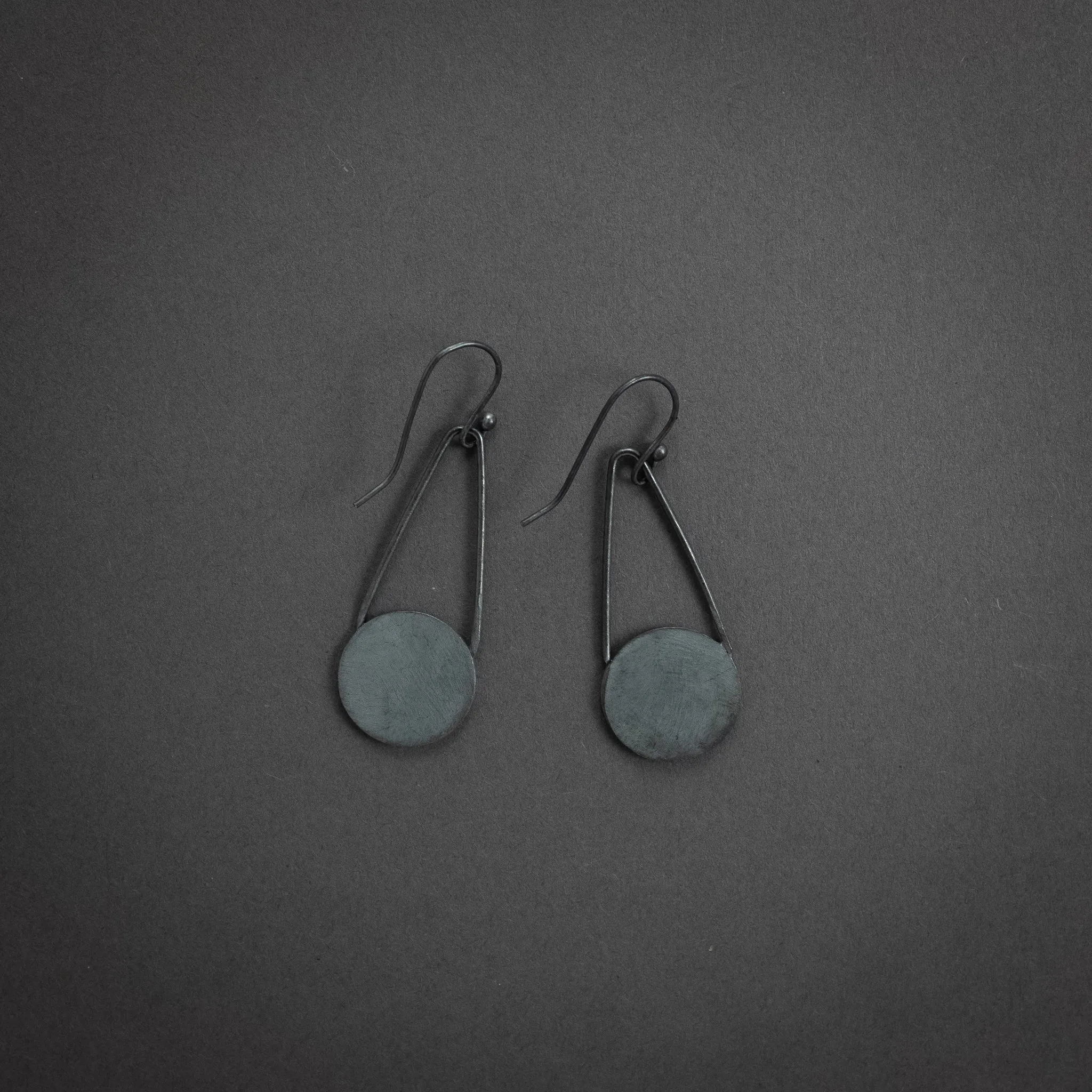 Crescent Moon Dangle Earrings