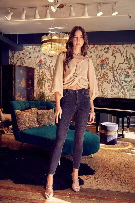 Effortless Elegance | Front Twist Detail Top
