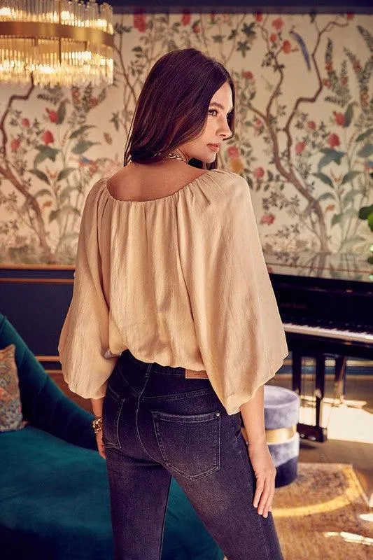 Effortless Elegance | Front Twist Detail Top