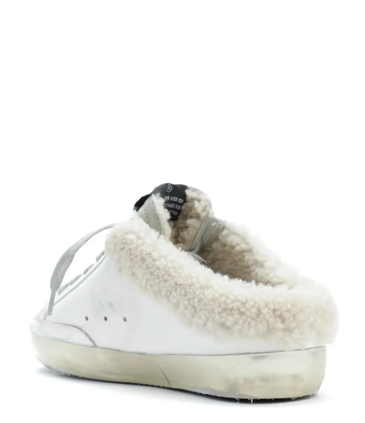 Golden Goose - Sneakers Super-Star Sabot - Blanc/Glace/Beige Brun Leo/Beige