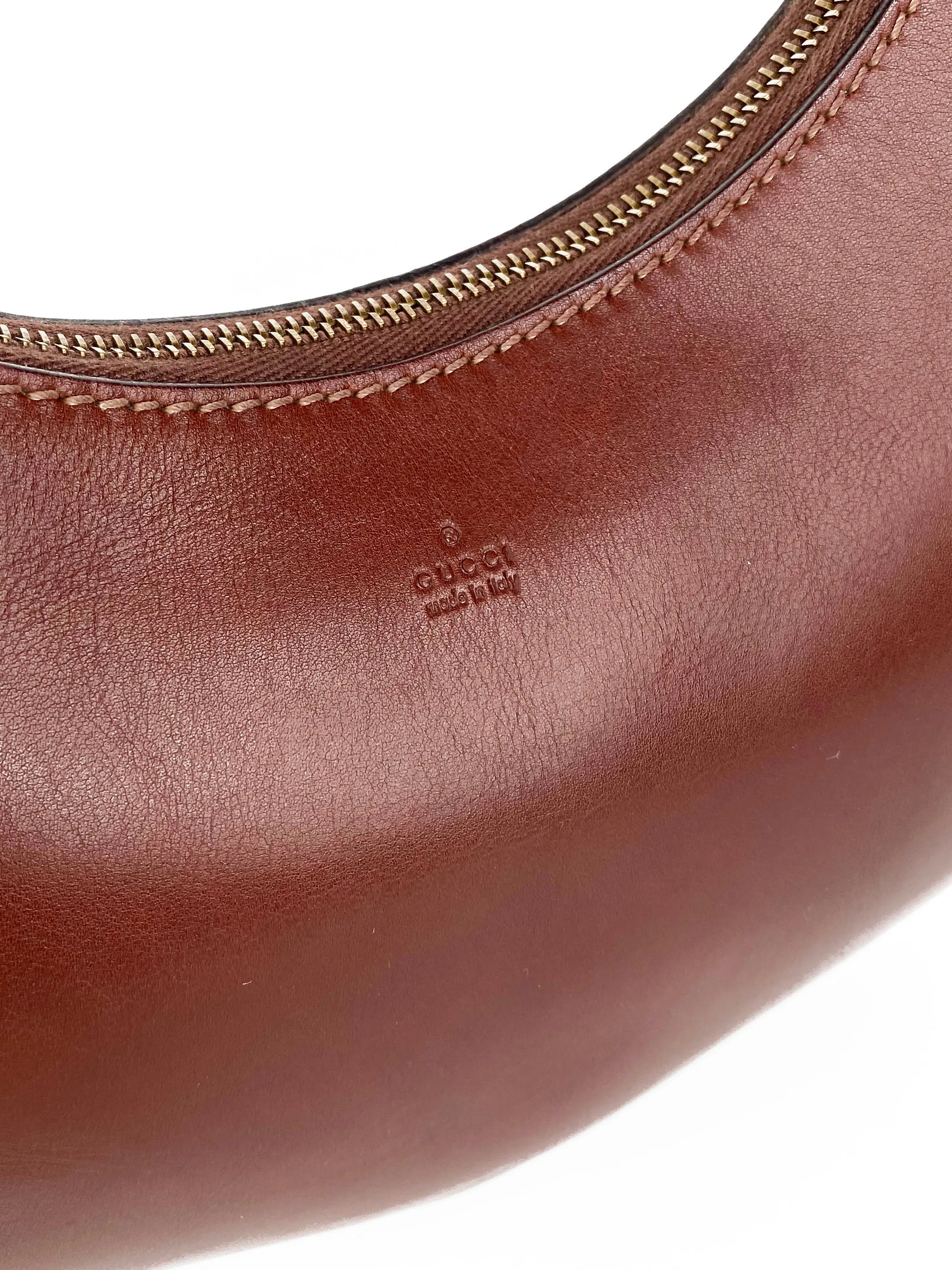 Gucci Burgundy Vintage Hobo Bag