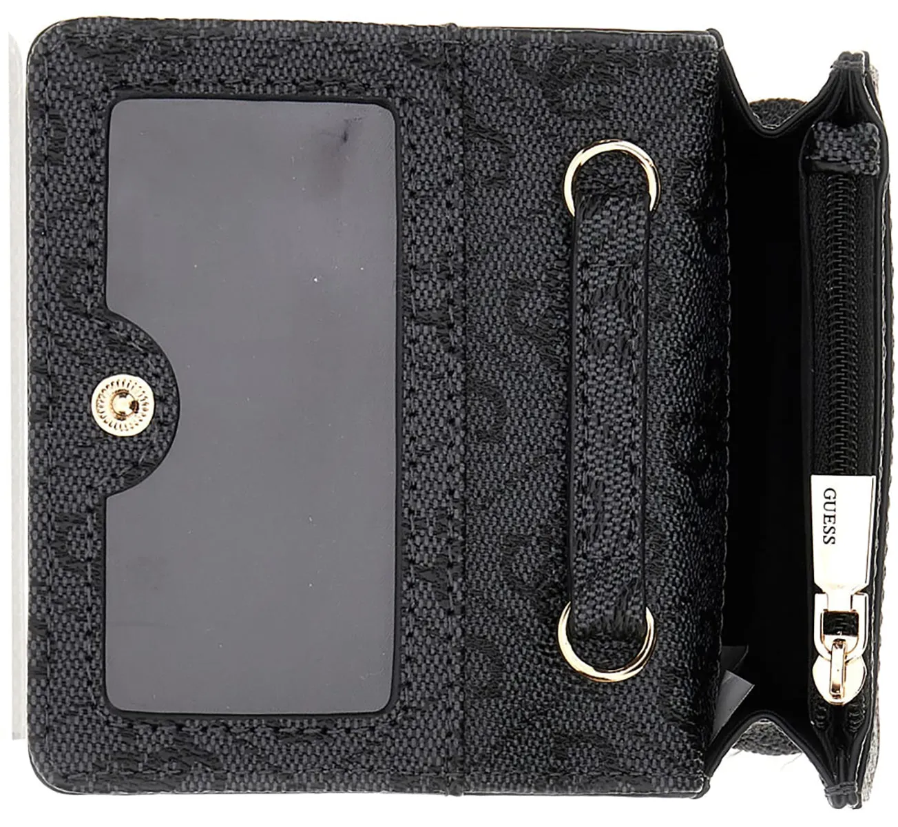 Guess Meridian 4G Logo Bag In Coal For Women