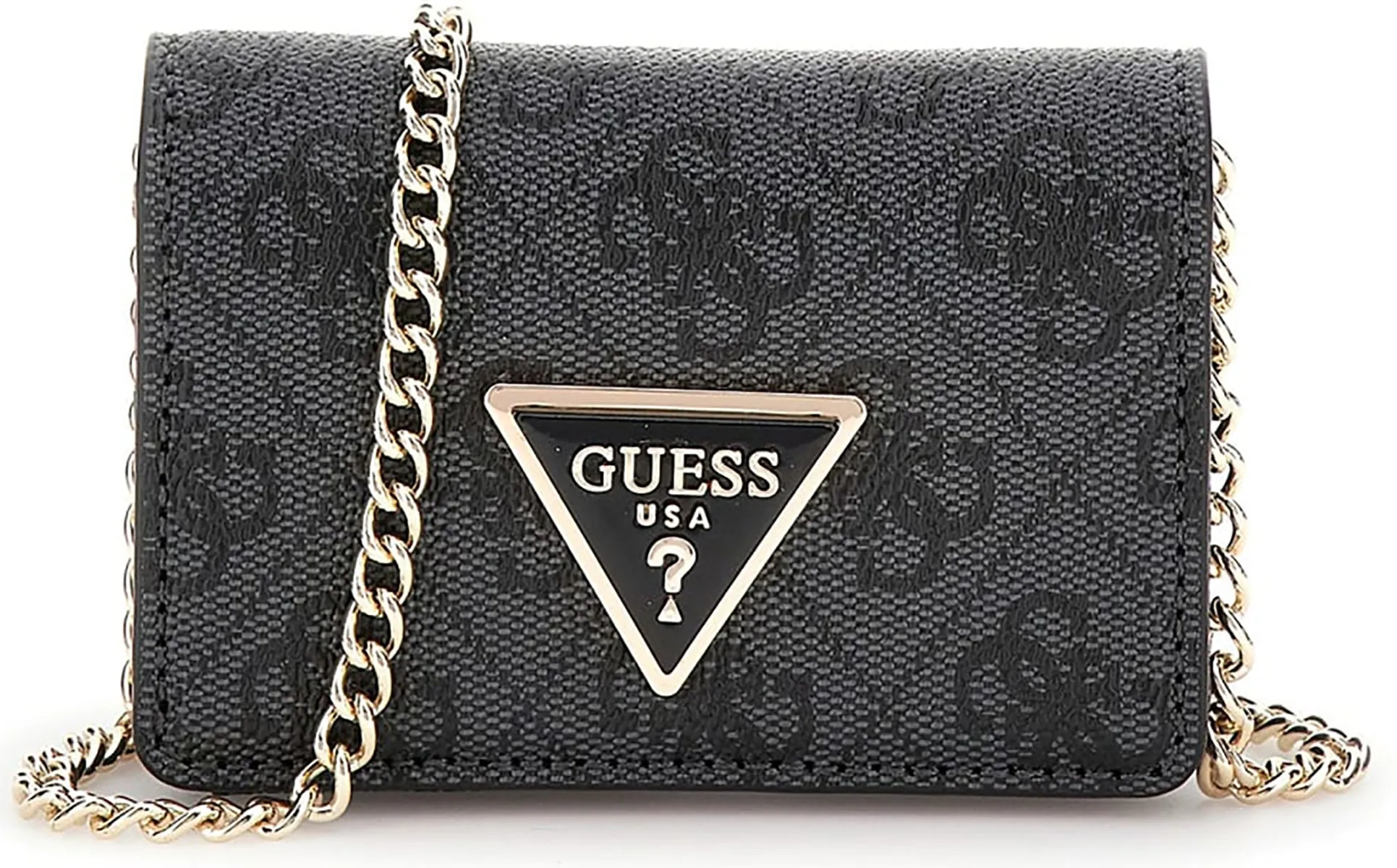 Guess Meridian 4G Logo Bag In Coal For Women
