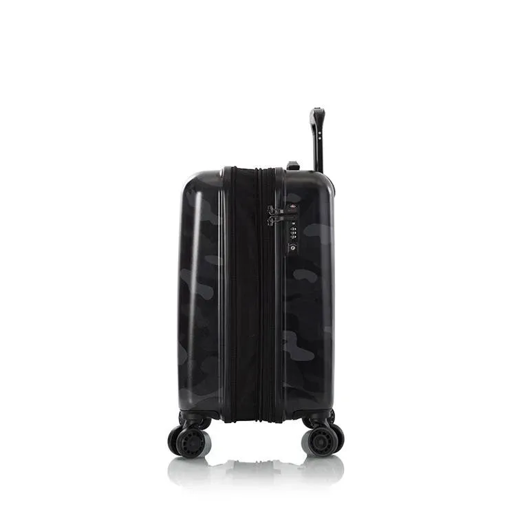 Heys Black Camo 21" Fashion Spinner Carry-on