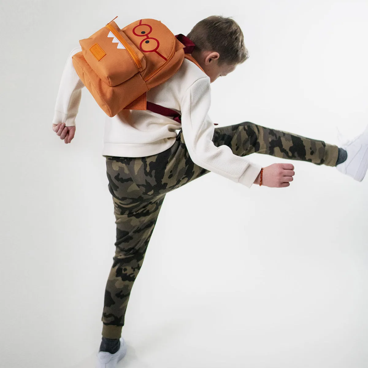 Kids Eco Backpack - Orange by Jem   Bea