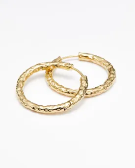Maeve Textured Hoops