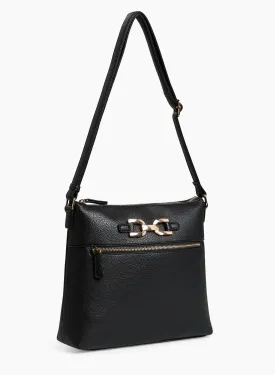 Metallic Detail Crossbody Bag