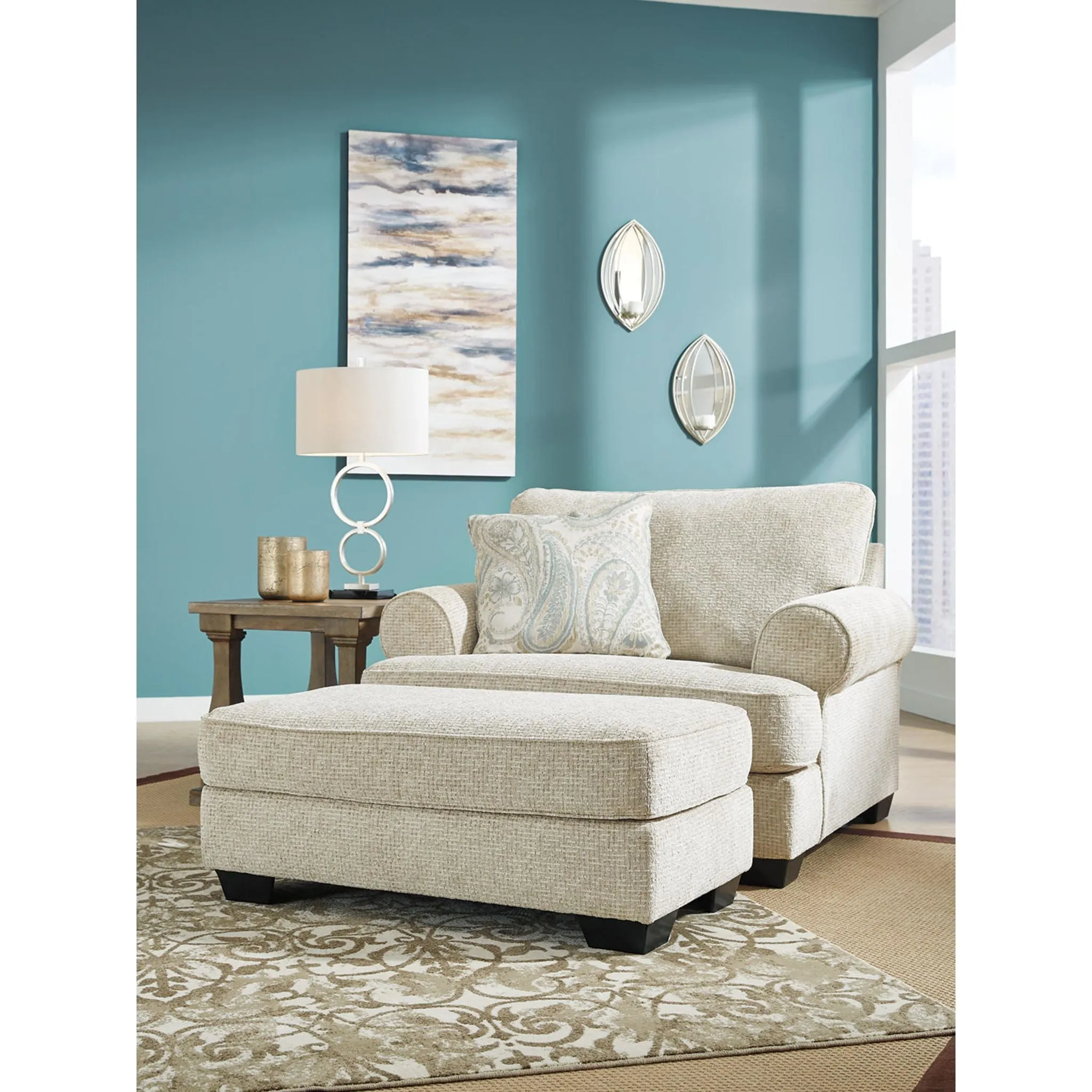 Monaghan Oversized Chair - Sandstone