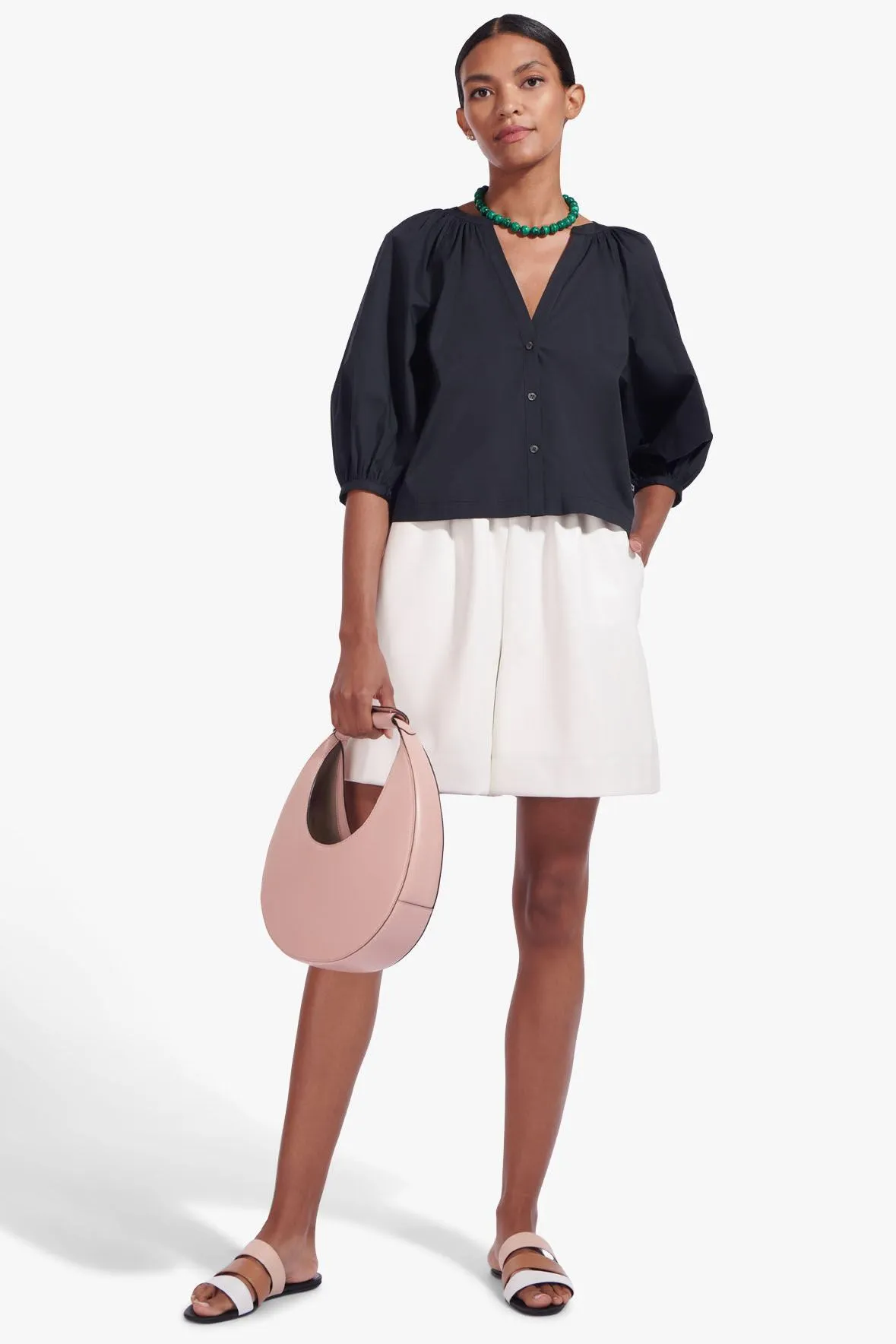 MOON BAG | DARK BLUSH