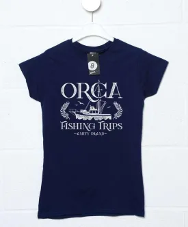 Orca Fishing Trips T-Shirt for Women