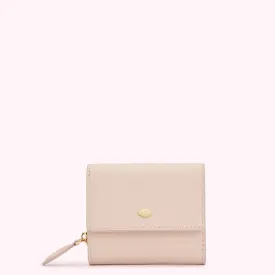 PEBBLE PINK LEATHER JODIE WALLET
