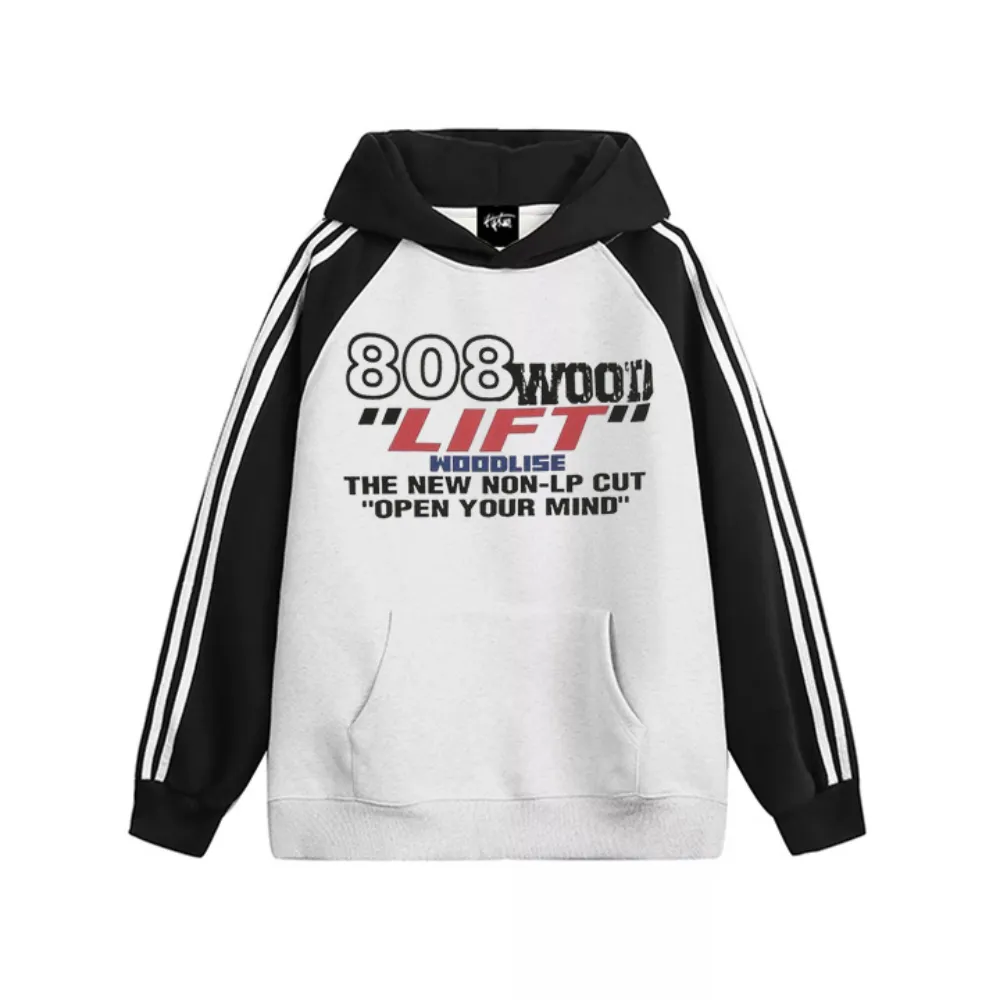 "American street fashion 808 print” Hoodie