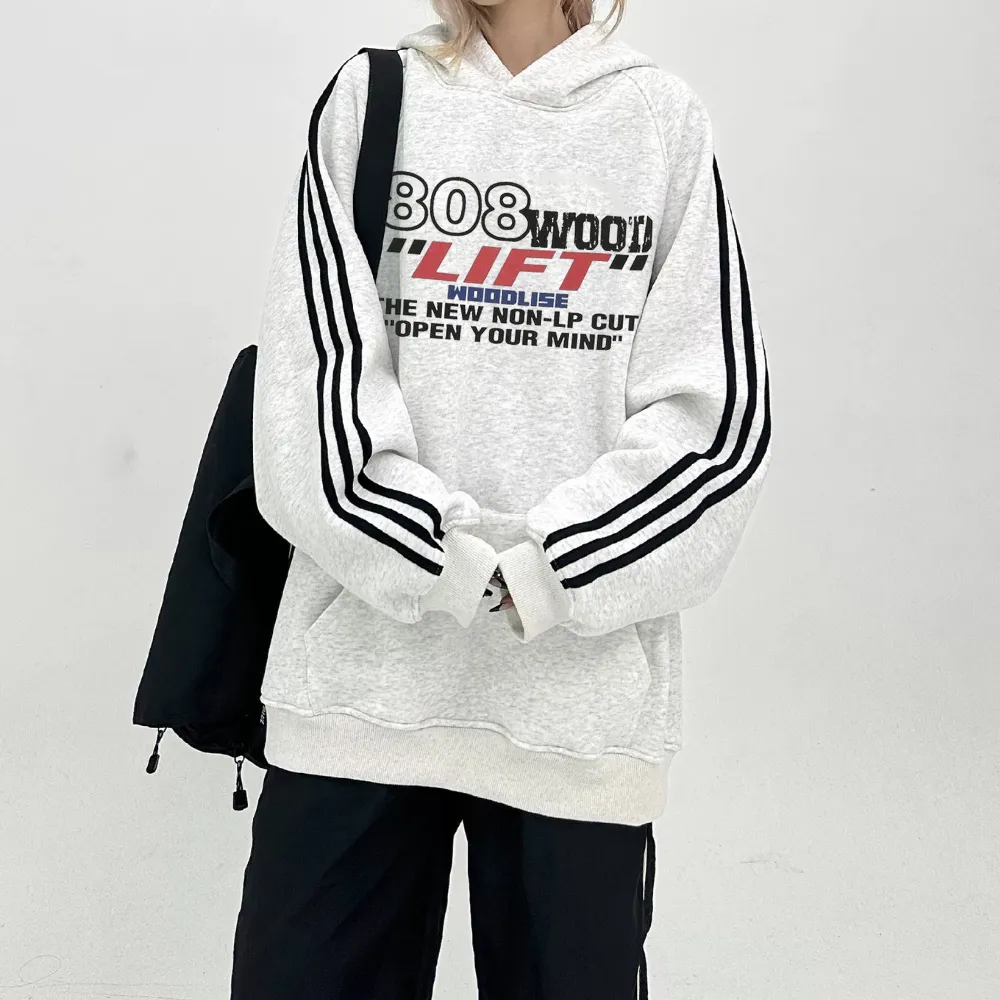 "American street fashion 808 print” Hoodie