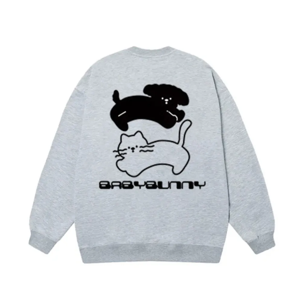 "Baby Cat and Doggy" Sweatshirt