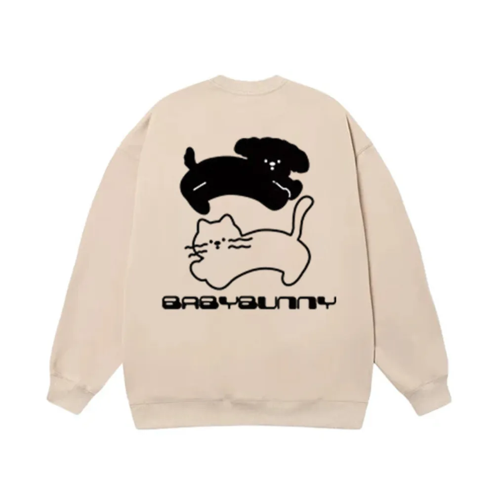"Baby Cat and Doggy" Sweatshirt