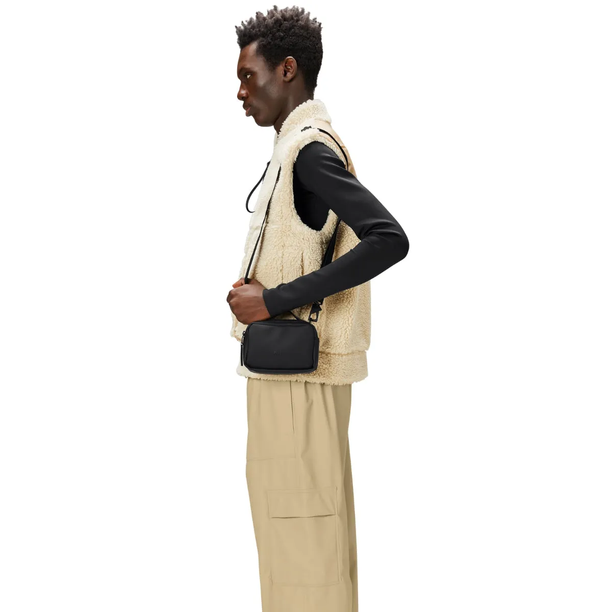 Rains Box Bag Micro in Black
