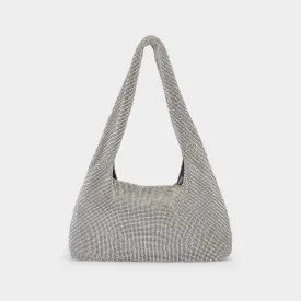 Sac Hobo Crystal Mesh - Kara - Laiton - Argenté