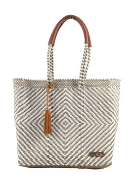 Shoulder Tote Diamond White Gold by Luzia