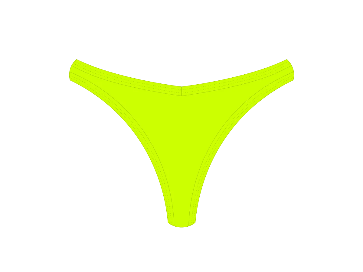 Sour Yellow Sporty Bottoms