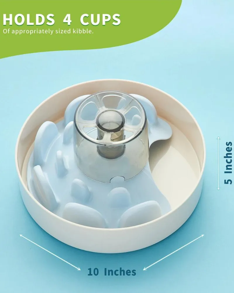 SPIN UFO Interactive Slow Feeder in Blue