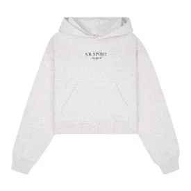 SR Sport Cropped Hoodie 'Heather Grey'