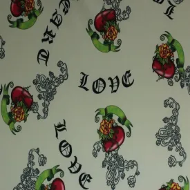 Tattoo Print Spandex