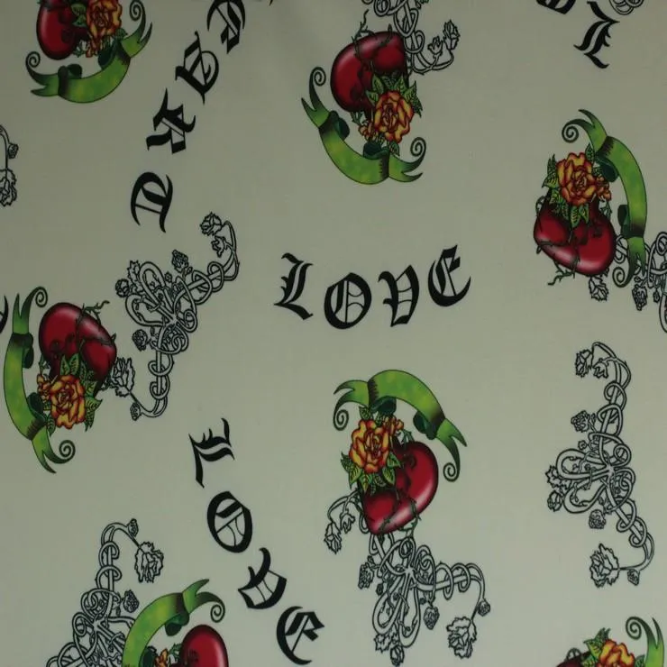 Tattoo Print Spandex