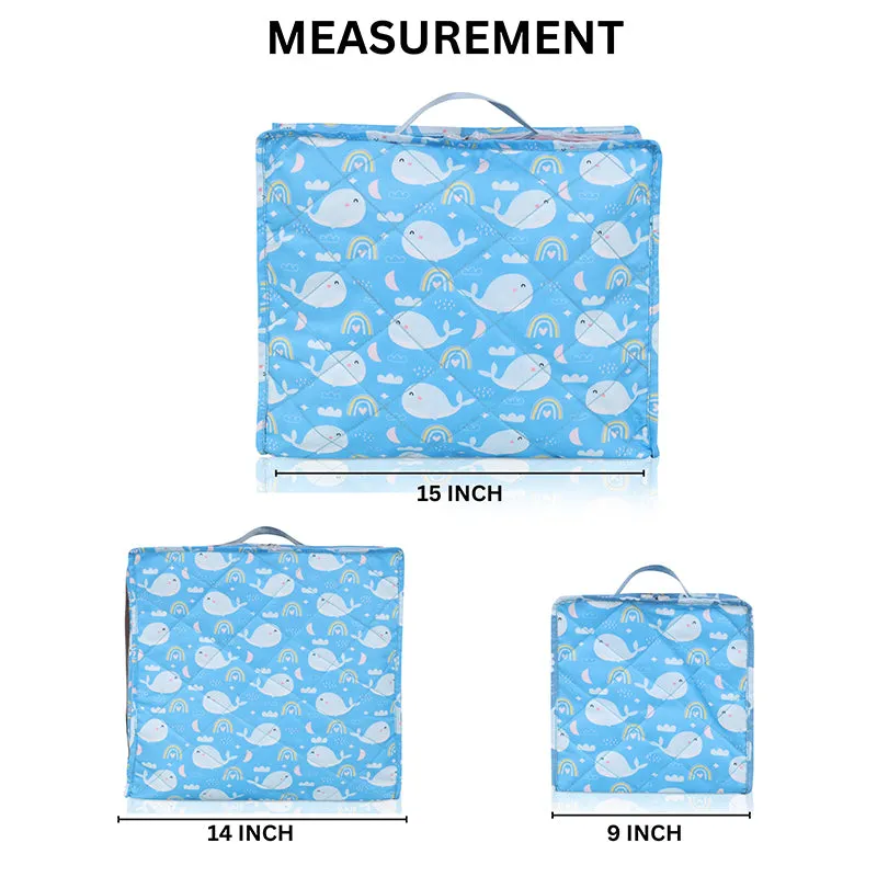 Travel Cubes- 3 Piece Set - Whale