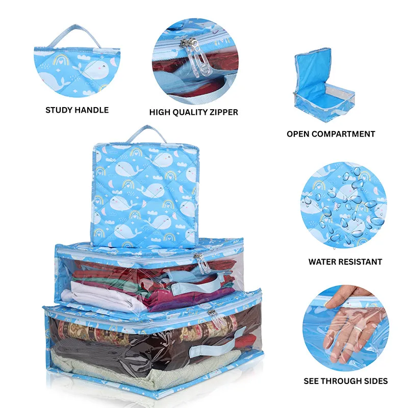 Travel Cubes- 3 Piece Set - Whale