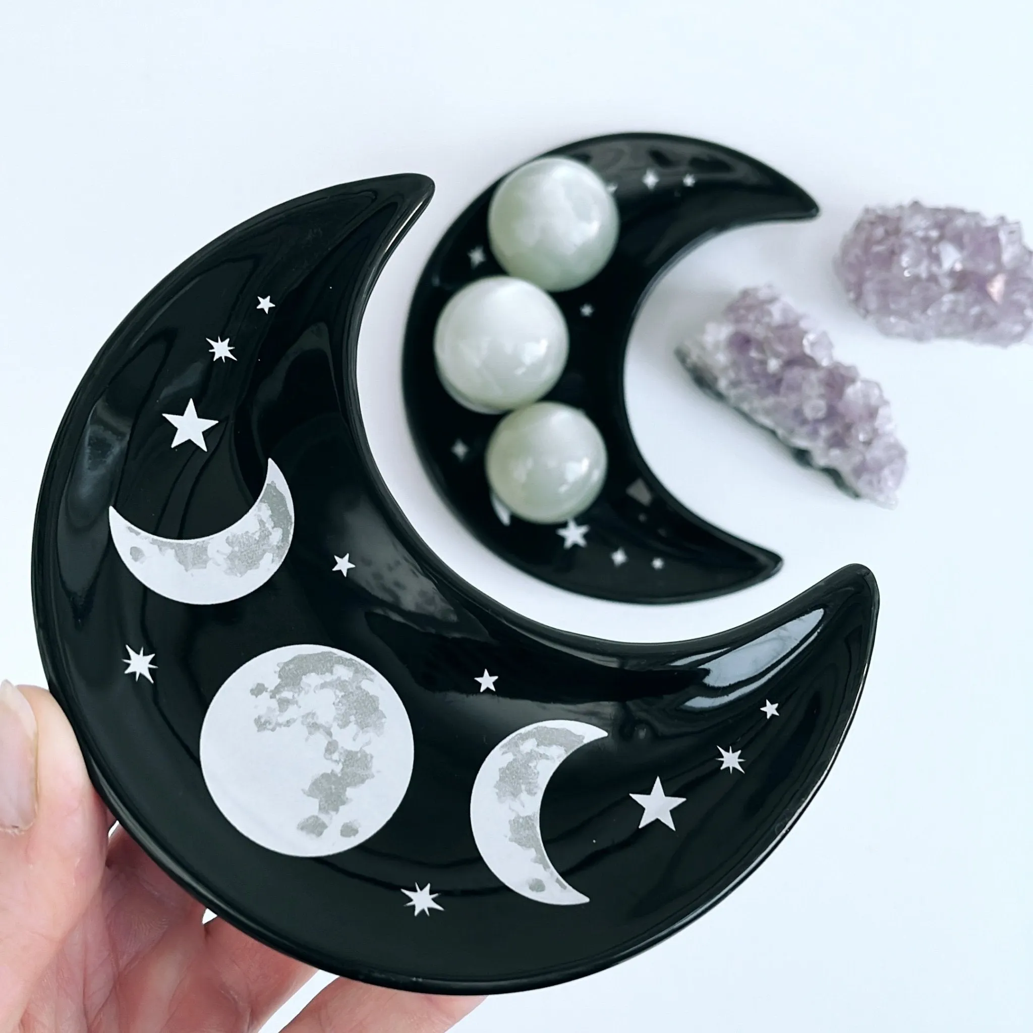 Triple Moon Crescent Trinket Dish