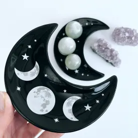 Triple Moon Crescent Trinket Dish