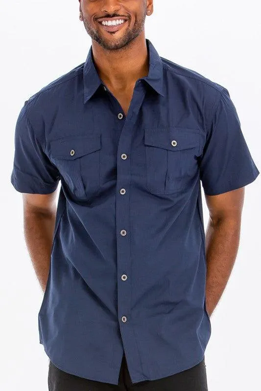 Two Chest | Button Down Shirt