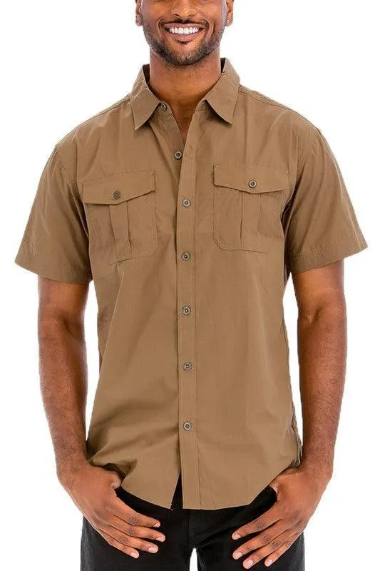 Two Chest | Button Down Shirt
