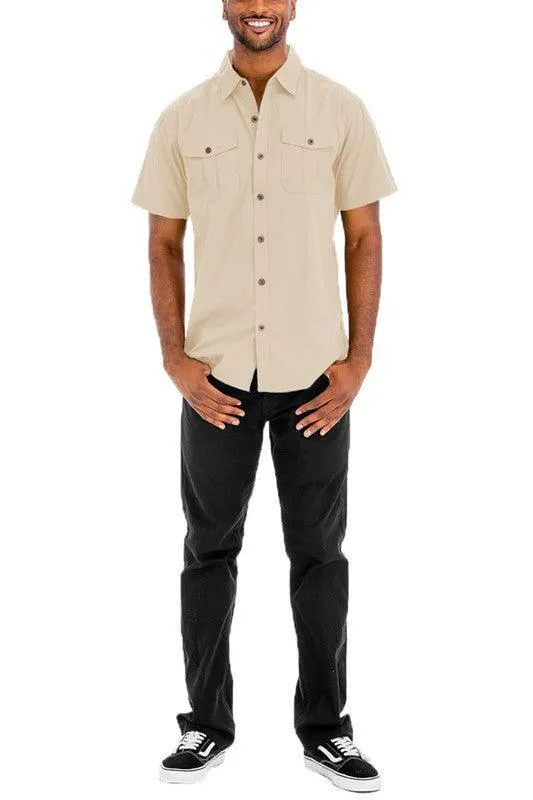 Two Chest | Button Down Shirt