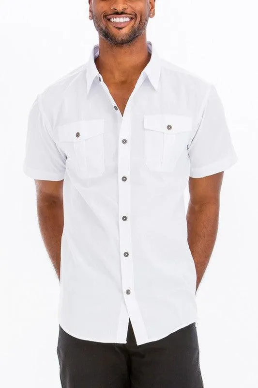 Two Chest | Button Down Shirt