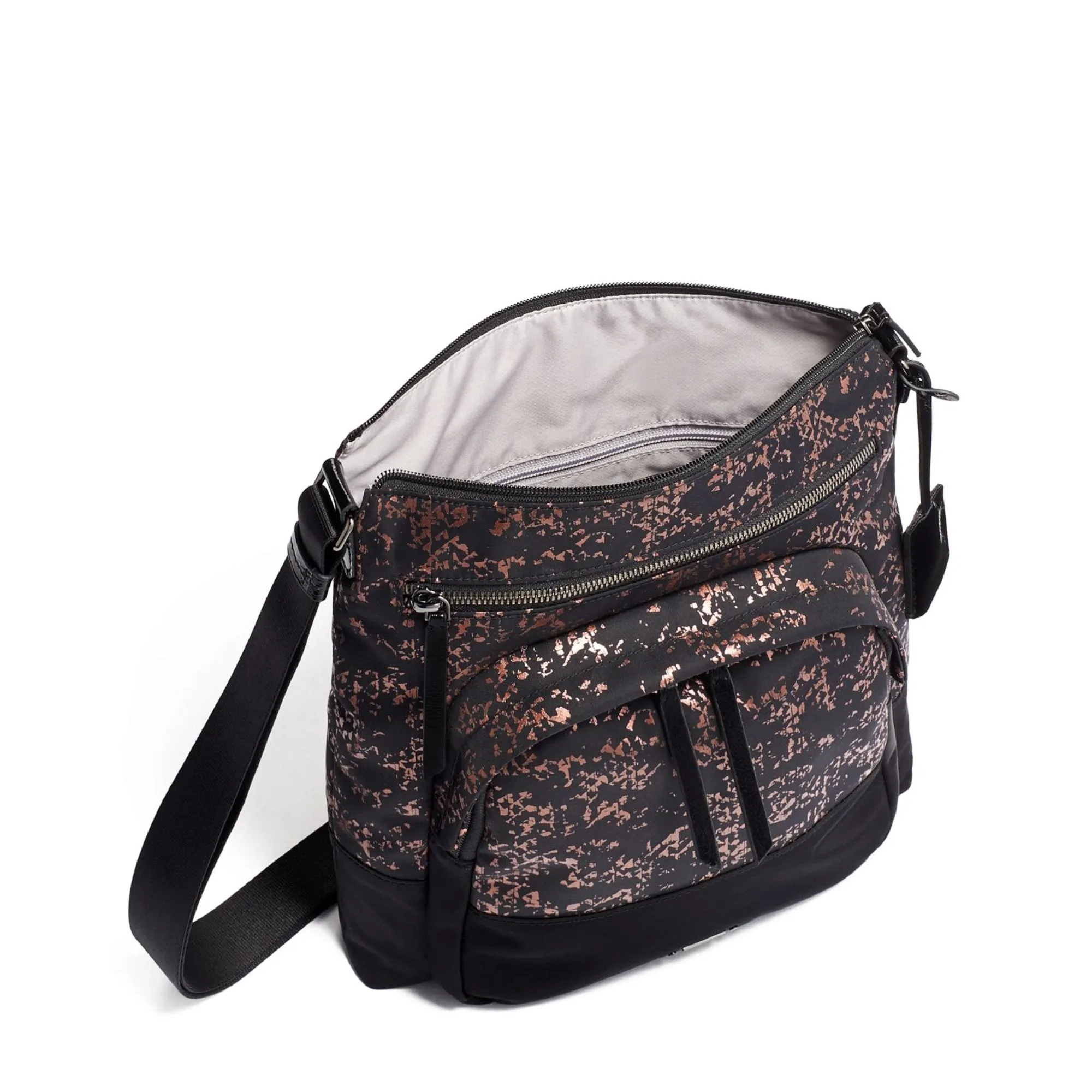 Women Holiday Womens Carmel Crossbody - Metallic Splatter