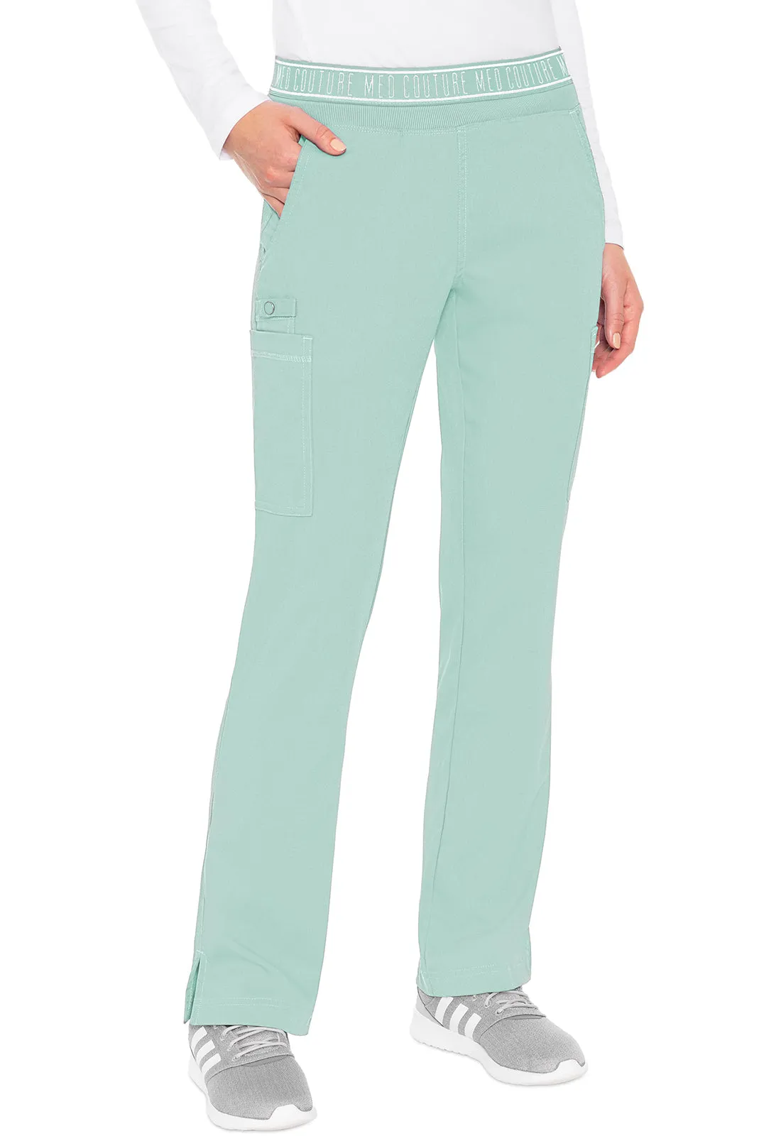 Yoga 2 Cargo Pocket Pant by(MC Touch) Med Couture (Regular) XS-5XL/ Sea Mist