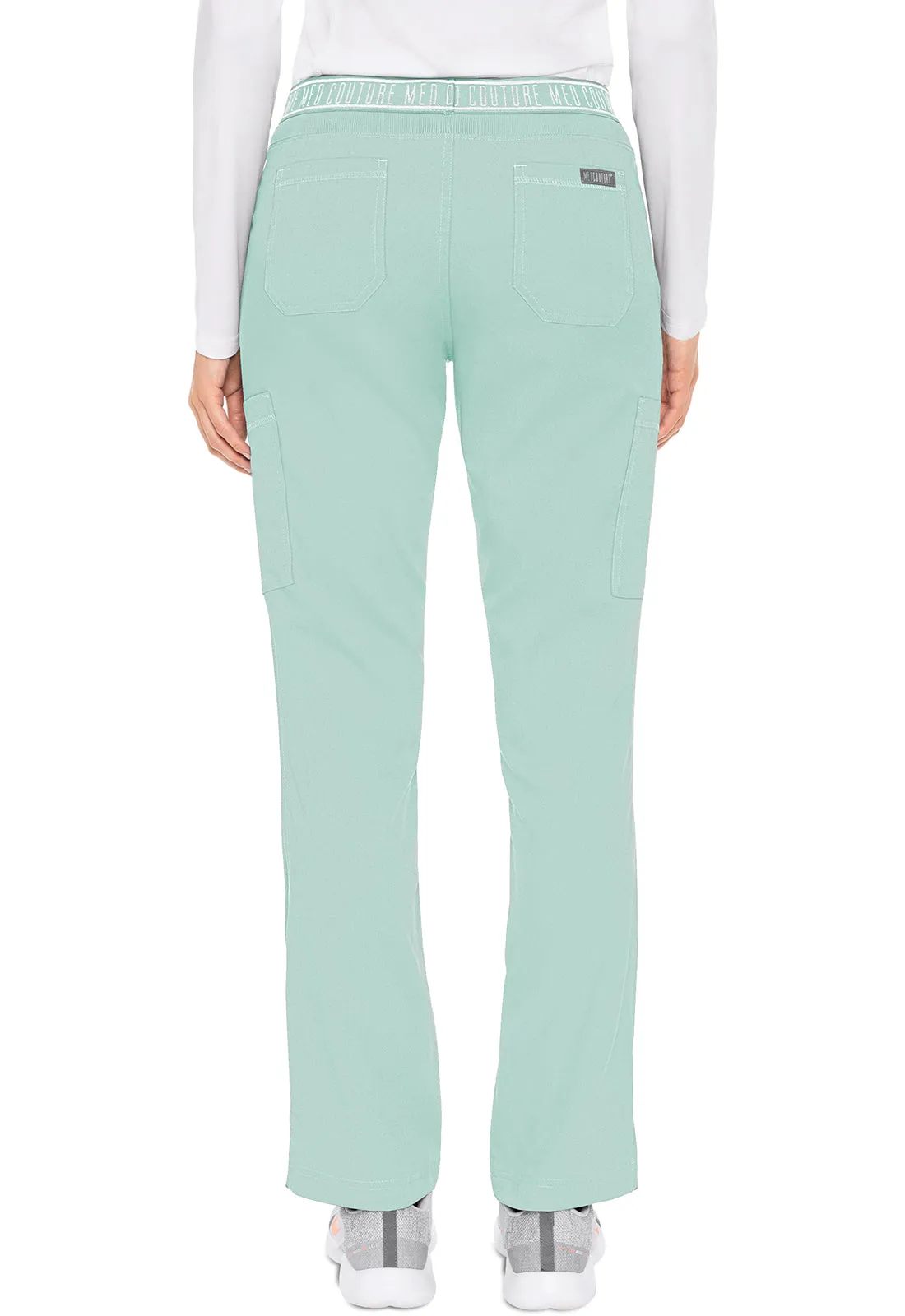 Yoga 2 Cargo Pocket Pant by(MC Touch) Med Couture (Regular) XS-5XL/ Sea Mist